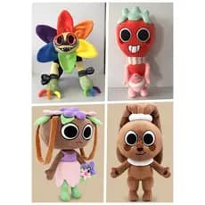 Novo produto pronto estoque série de brinquedos de pelúcia Dandy's World, Dyle Deluxe/Morango/coco/Boneca de pelúcia de
