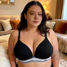 Sutiã Plus Size Sustentação Reforçada com Bojo Confort Sem Aro Alça Larga