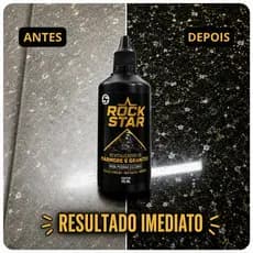 Limpa Revitaliza Granito Mármore Realça cor intensificador Rock Star