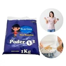 Pó Mágico Tira Manchas Karina Poder 02 Percabonato De Sódio Alcalinizante Tensoativo Sulfato De Sódio