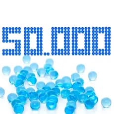 50.000 Bolinhas De Gel para Arminha Orbeez de munição lançador 7-8mm