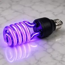 Lâmpada Luz Negra UV Roxa 40W Base E27 Para Festa Neon Decoração