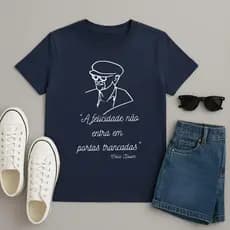 Camiseta Unissex Frase Chico Xavier Espiritismo Espirita Algodão Qualidade Premium Envio Imediato