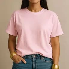 Camiseta Feminina Básica Lisa 100% Algodão 30.1 Premium Casual Novo Dia a Dia Trabalho Academia