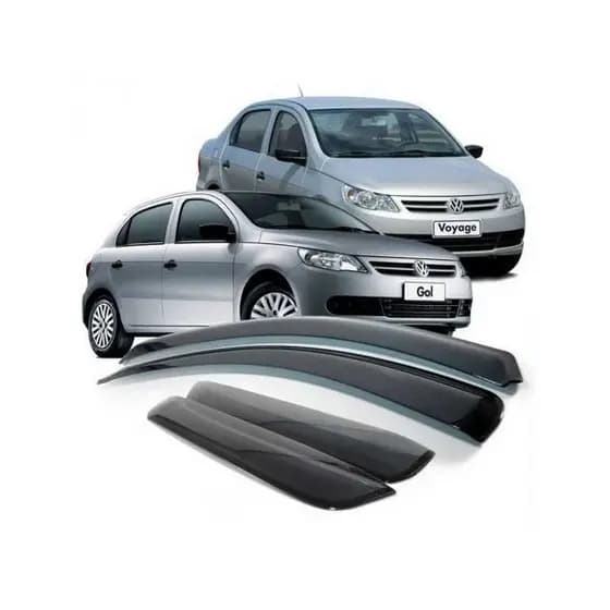 CALHA DE CHUVA: GOL/ VOYAGE G5/G6/G7 (4P) 2008 A 2020 - DEFLETOR