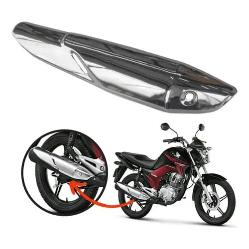 Protetor De Escapamento Honda Cg 150 Titan Fan 2014 A 2015