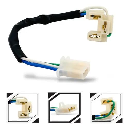 Soquete Farol H4 Adaptável Pop 100 110 Biz 125 Nxr 150 Bros Ambos Lados
