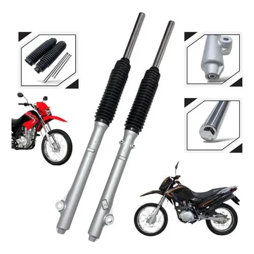Par Bengala Completa Nxr 125 150 Bros Lona Embus C/ Sanfona Smartfox