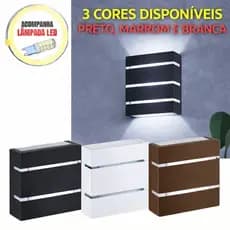 4 Un Arandela Luminária 3 Frisos 3 Focos + lâmpada Led G9 5w Para decoração Piscinas Muros Paredes
