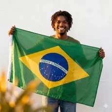 Bandeira do Brasil Copa do Mundo 2026 Futebol Jogos Eventos 90x60cm 100% Poliéster