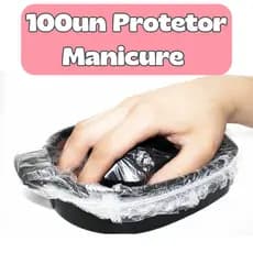 100UN Protetor MANICURE Plástico Bacia Estética Higiênica Descartável Clinica