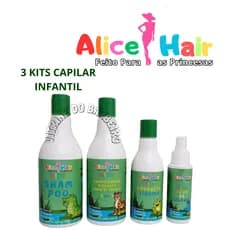 3 Kits Banho Cuidado Infantil Para Cabelo Corpo Kids Higiene