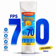 Protetor Solar FPS 70 — Leve 4 Pagando 3! Oferta Imperdível! TOQUE SECO, ROSTO E CORPO,  MAR E SOL
