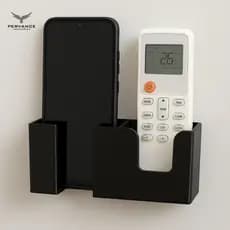 Suporte de Controle Remoto e Celular – Multiuso 2 em 1 para Parede