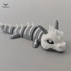 Dragão Articulado de Ossos – Brinquedo Guardião das Catacumbas
