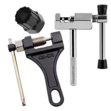 Extrator De Corrente Bike Bicicleta + Chave Extrator De Corrente Pino Moto + Extrator K7 Roda Livre