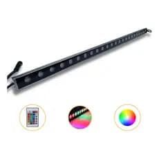 Luminária Refletor Ribalta LED Rgb Bivolt Com Controle 24w
