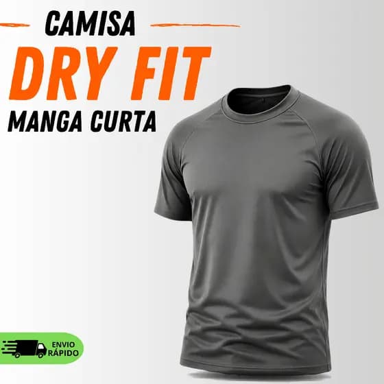 Camiseta Masculina Dry Fit Academia Treino Corrida Esportiva Confortável Camisetas Fitness Casual