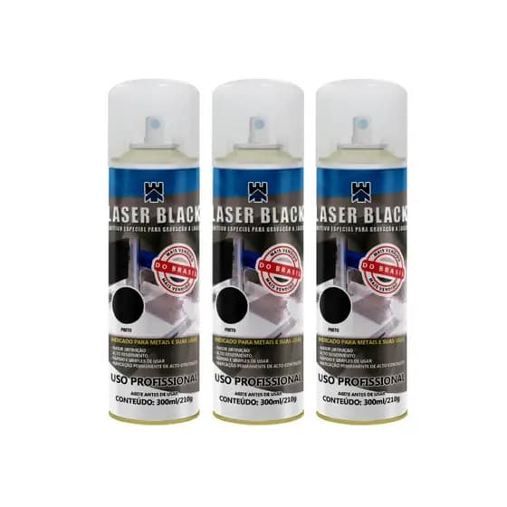 ADITIVO PARA GRAVAÇÃO A LASER 300ml/210g - LASER BLACK