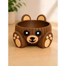 Pote Urso Decorativo Organizador Multiuso Porta Doces chocolates balas