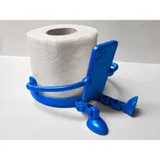 Suporte Porta Papel Higiênico divertido segurando celular – Design Sofisticado e Funcional para Banheiros Modernos