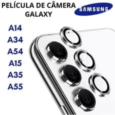Kit (3PÇS)Película De Câmera Lisa CD Para Samsung A Todos modelos A14/A24/A34/A54/A15/A35/A55