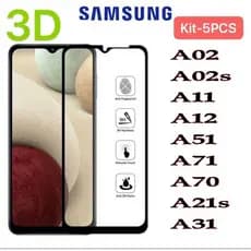 Kit de Película De Vidro 3D Para GALAXY Todos os modelos A02/A02S/A11/A12/A31/A51/A71/A70/A21S