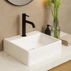 Cuba Louça Apoio Sobrepor , Retangular 34x29x11,5 Cm - Branco