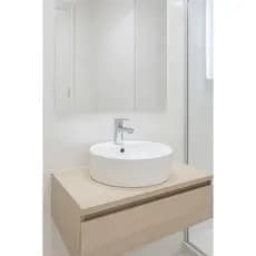 Cuba De Apoio Redonda  40cm Branco Everfort