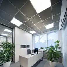 Painel Plafon Led 24w Quadrado Embutir 3000k Amarela 40 Und.