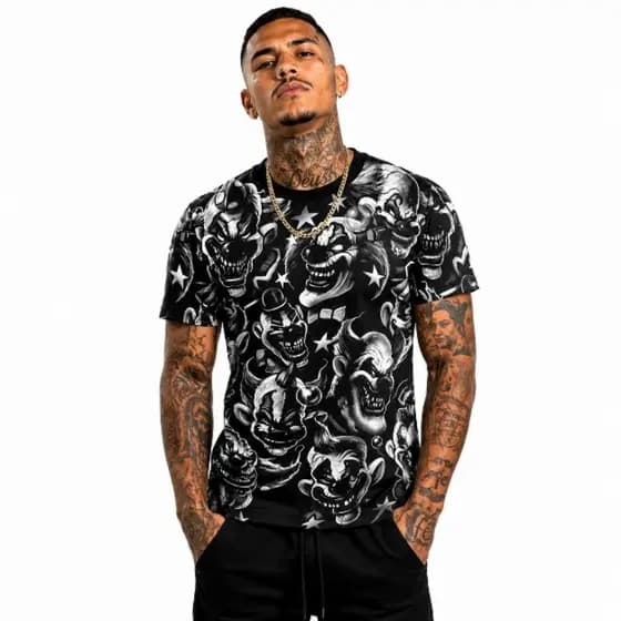 Camisa Camiseta Palhaços Loucos Quebrada Mandrake Personalizada