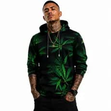 Blusa de Frio Cannabis Personalizada Blusa Moletom