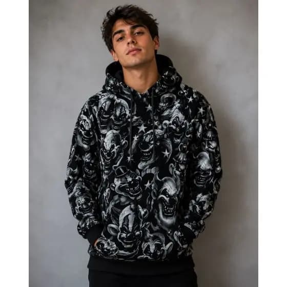 Blusa De Frio Moletom Casaco Palhaços Loucos Quebrada Mandrake