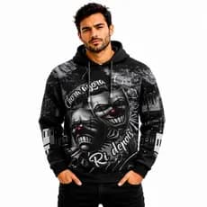 Blusa de Frio Moletom Chora Agora Ri Depois Palhaço Personalizado