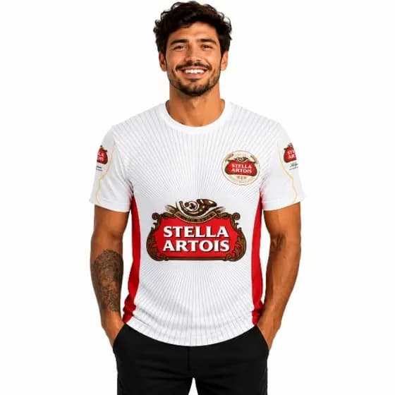 Camisa Camiseta Cerveja Stella Personalizada