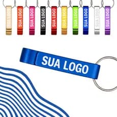 Kit Chaveiros Personalizado Alumínio Abridor Garrafa Latinha