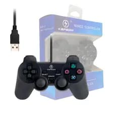 Controle Gamer com Fio Wired Conexão USB Compatível PS3 e Computador Kapbom KAP-3