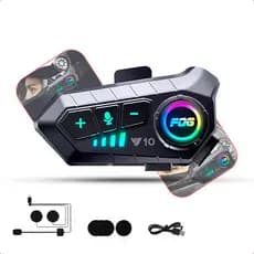 Fone De Ouvido P10 Capacete Moto Bluetooth S/fio Type-c