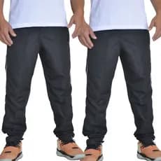 Combo 2 Calças Masculinas Tactel Fitness Academia 3 Bolsos