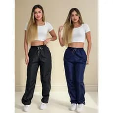 Combo 2 Calcas Tactel Street Modal 3 Bolsos