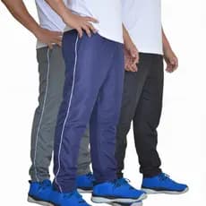 Combo 3 Calças Masculinas Tactel Fitness Academia Bolso