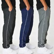 Combo 3 Calças Tactel Fitness Academia Uniforme 3 Bolsos