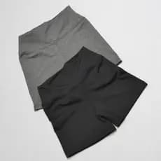Kit 2 ou 1 Shorts Femininos Suplex Fitness Academia Conforto e Movimento para Treino