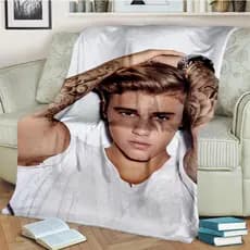 Justin Bieber JBiebs Cobertor De Canto Macio Popular Para Quarto Cama Sofá Piquenique Viagem Presente De Aniversário Inf