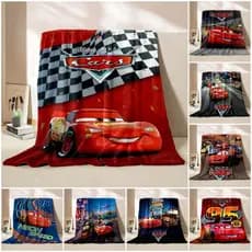 Disney Carros Mcqueen Cobertor Macio Fofo Lance King Size De Luxo Criança Adulto Sofá Cama Capa Viagem Presente
