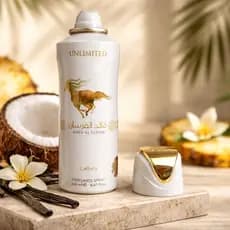 Perfume Spray Arabe Unlimited Qaed Al Fursan Feminino - 200ml
