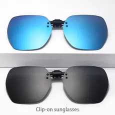 Novos Óculos de Sol com Prescrição Clip-On, Ajustáveis para Cima e para Baixo, Polarizados, Óculos de Condução Unissex,
