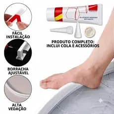 1.6M/2M Barreira de Agua Retenção em Silicone Vedação Area Molhada Banheiro