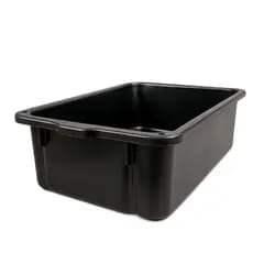 Caixa plástica organizadora ou caixa de massa resistente 40 L ou caixa de areia