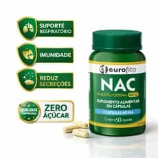 Nac - N-Acetil-Cisteína Suplemento Alimentar